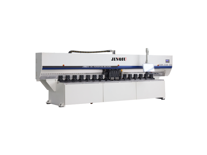 Vertical laser composite grooving machine